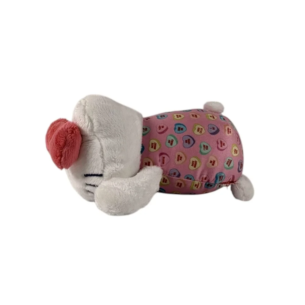 Sanrio Hello Kitty Plush Kids 8in White Pink Excellent Sweethearts Heart Bow